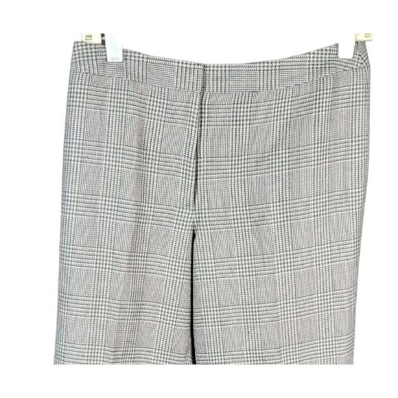 Vintage Due Per Due Pants Size 4 Black White Houndstooth Wool Blend Casual Work - Picture 3 of 7